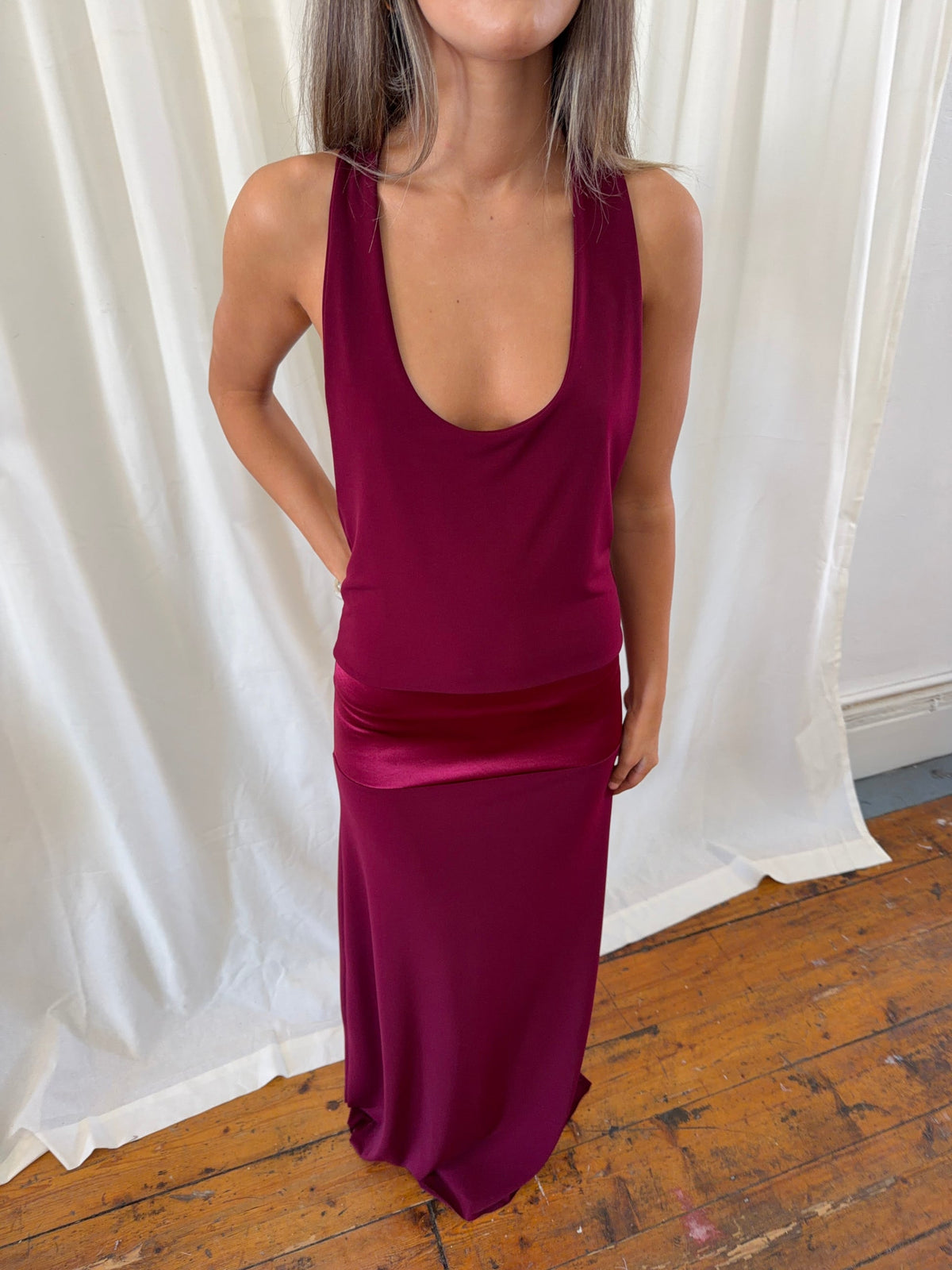 LaMarie - Serena Dress in Ruby