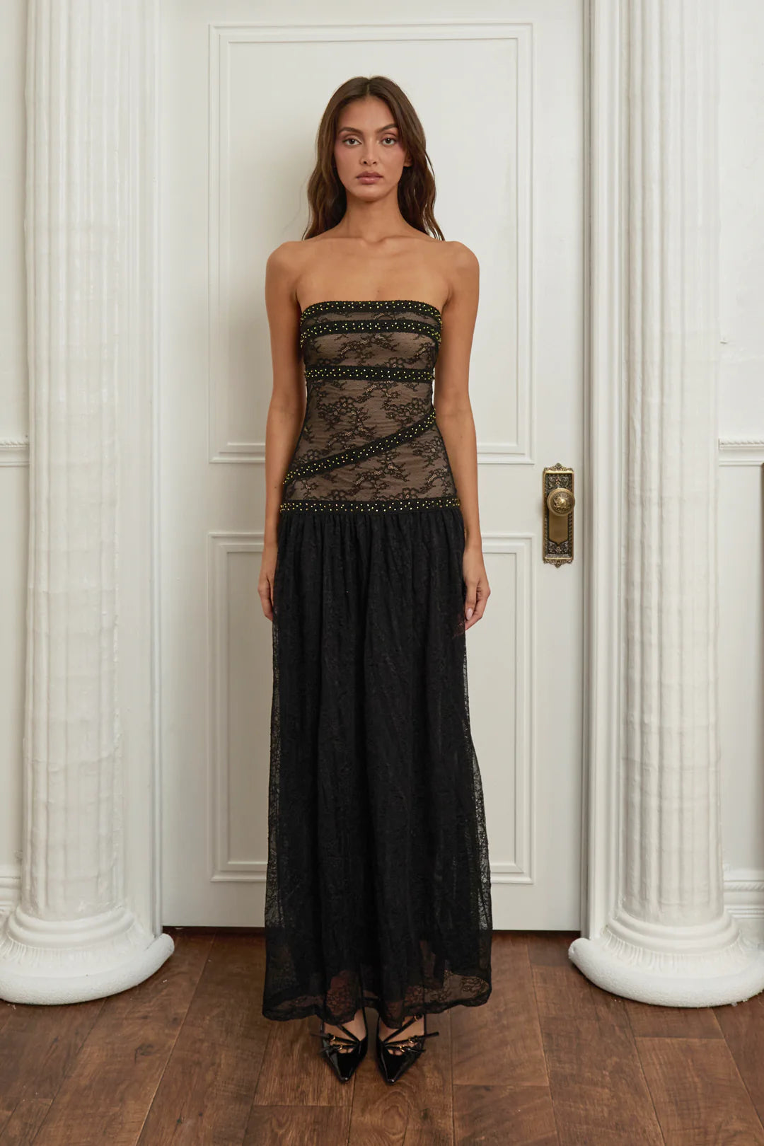 Fait Par Foutch - Colette Dress in Midnight - Rent Club