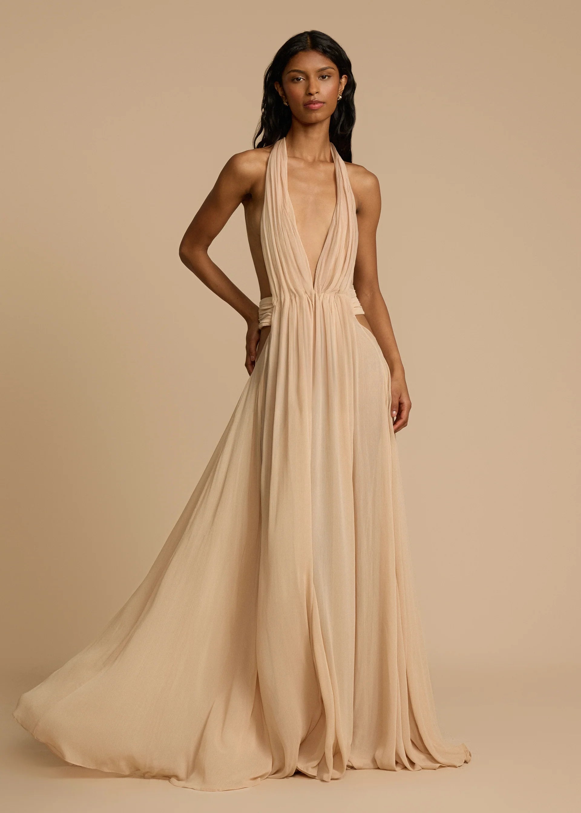 Arcina Ori - Florence Dress in Stone - Rent Club