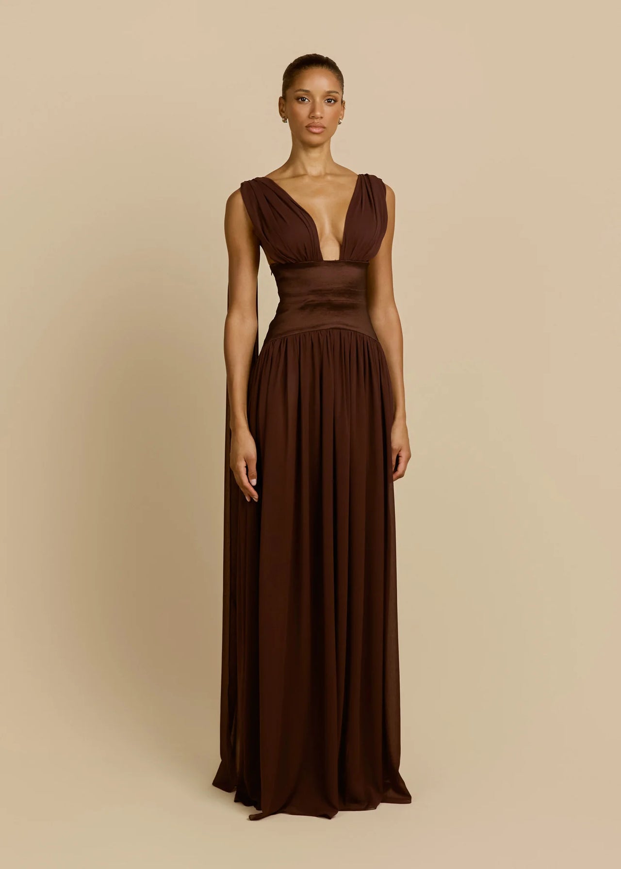 Arcina Ori - Ramona Dress in Cacao - Rent Club