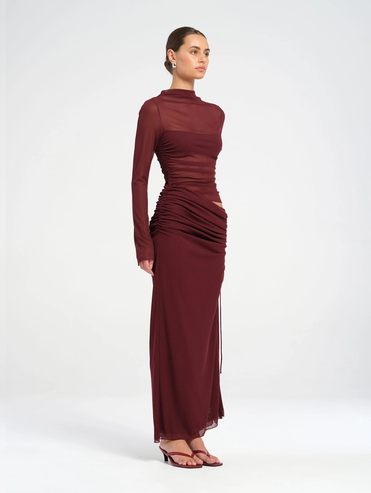 Benni - Mable Maxi Dress in Plum - Rent Club