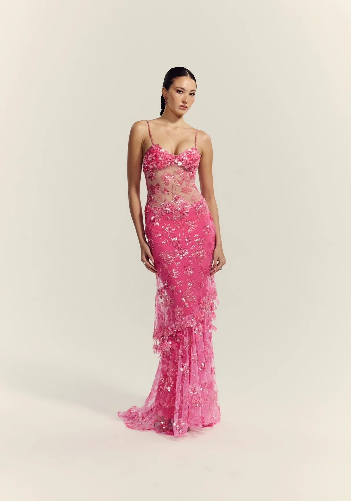 Cha Collective - Dahlia Maxi in Pink - Rent Club