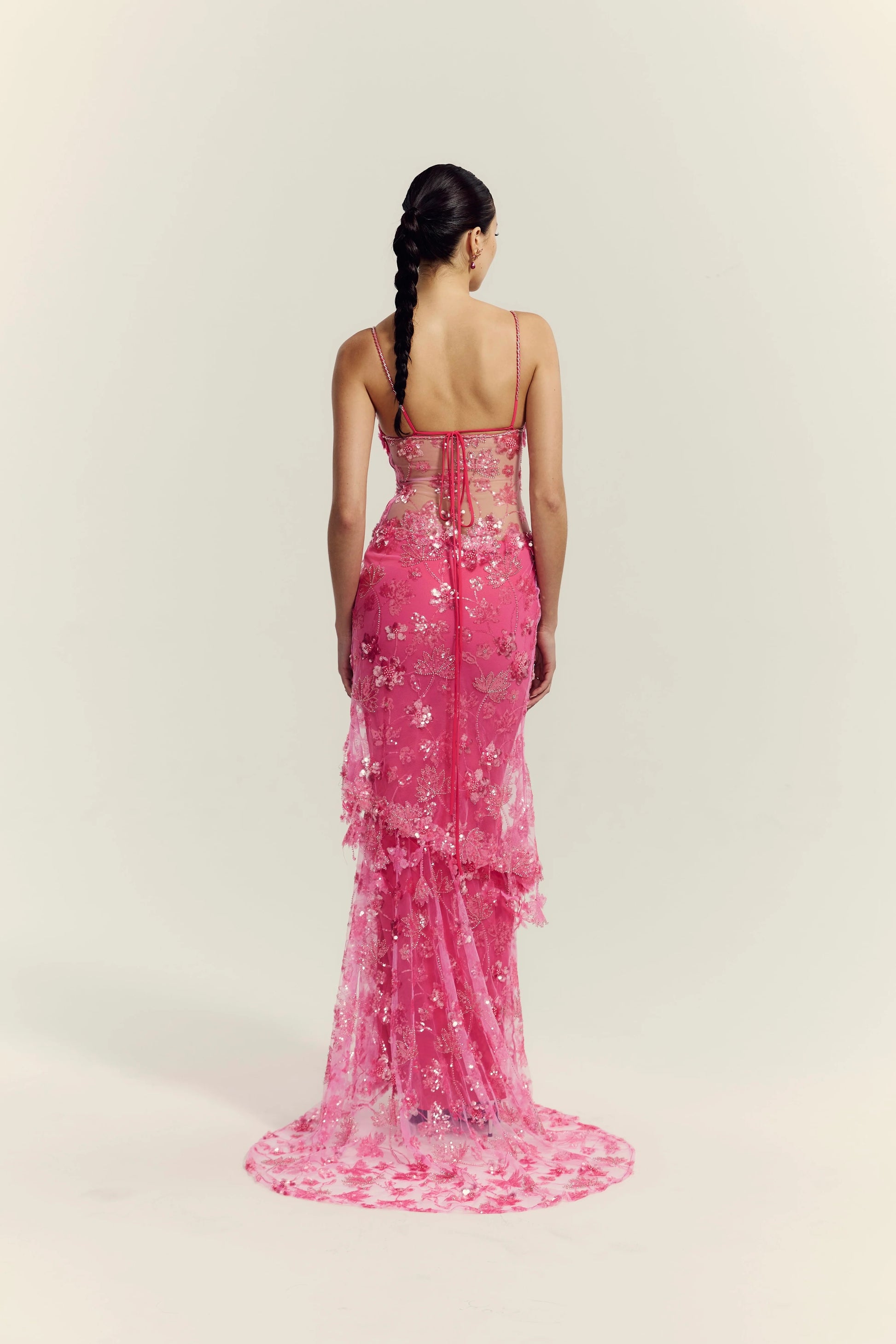 Cha Collective - Dahlia Maxi in Pink - Rent Club