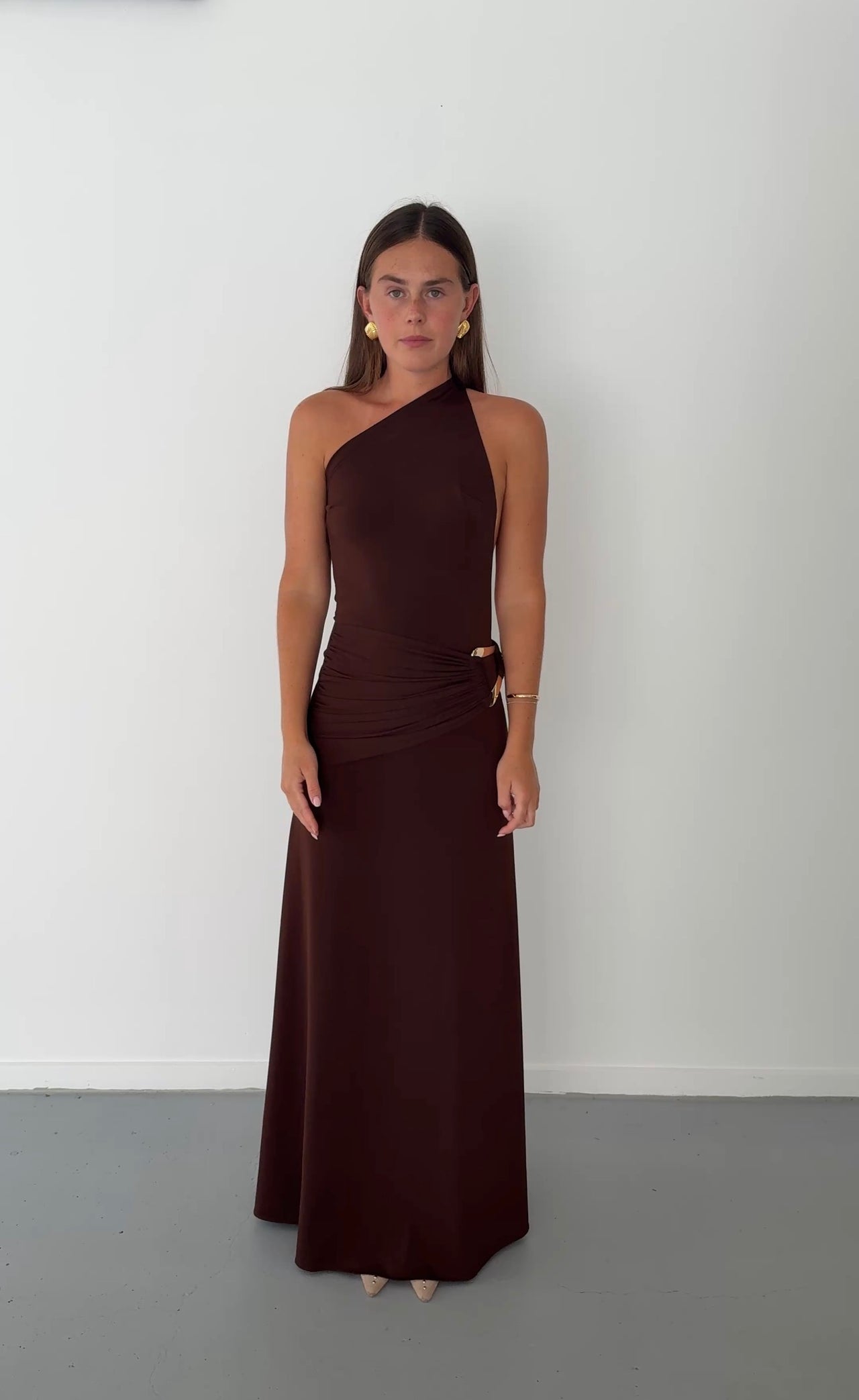 Ance Gria - Gaia Gown in Brown