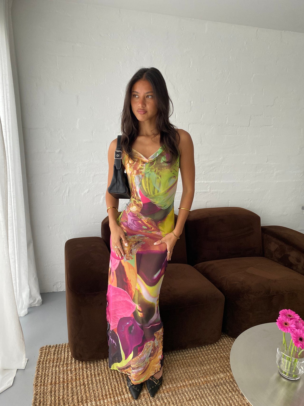 Aune Collections - Dawana Cowl Maxi Dress - Rent Club