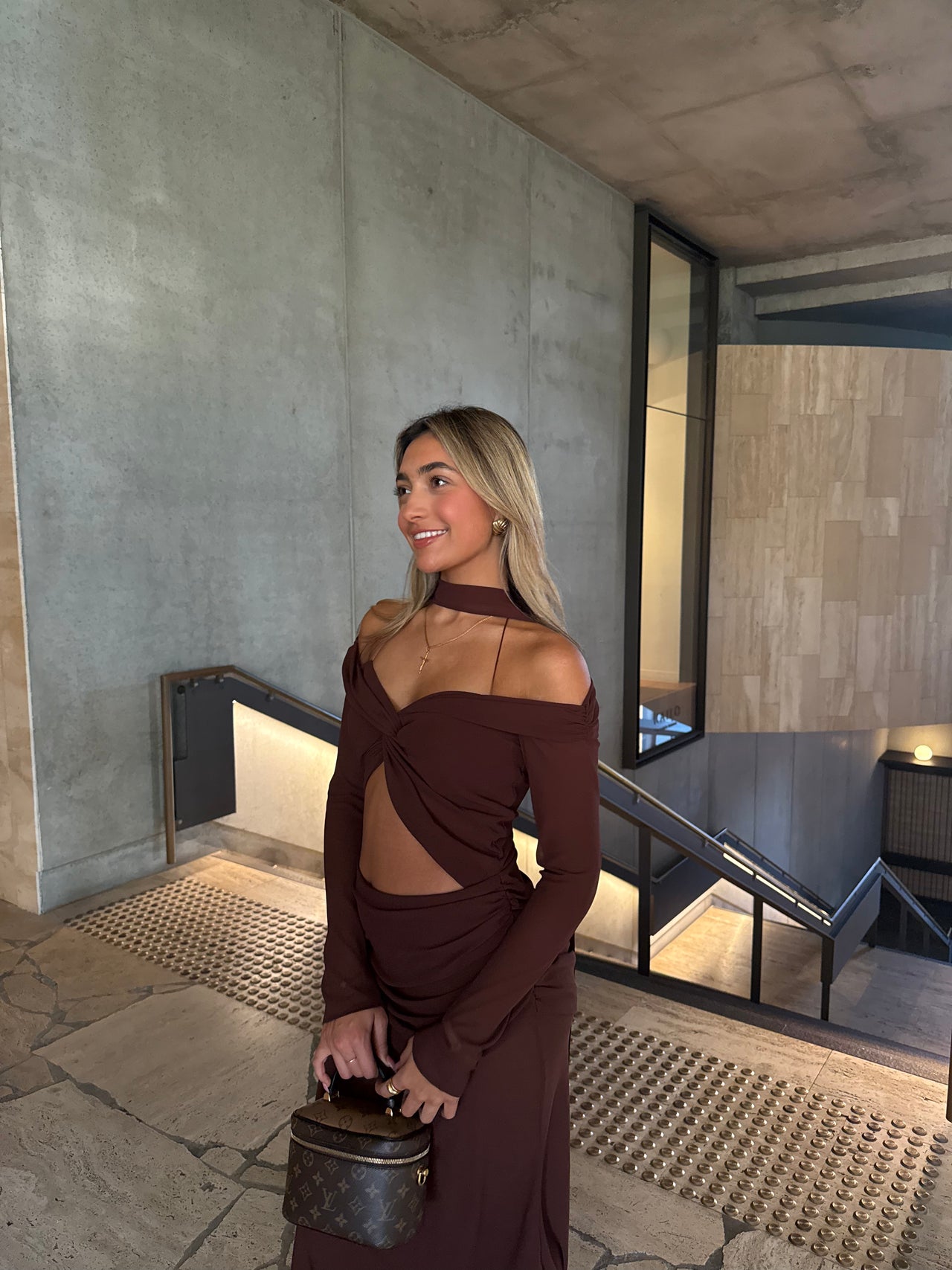 Natalie Rolt - Emily Gown in Espresso - Rent Club