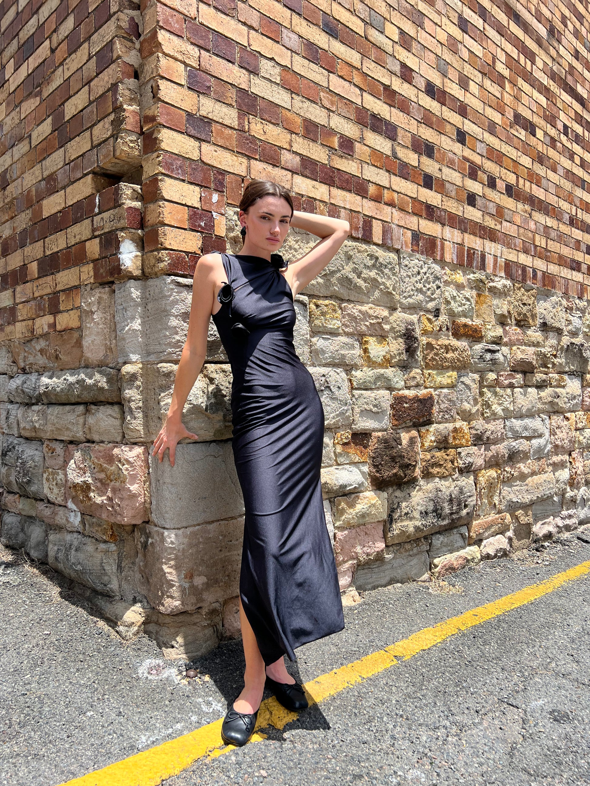 Coperni - Asymmetric Flower Gown - Rent Club