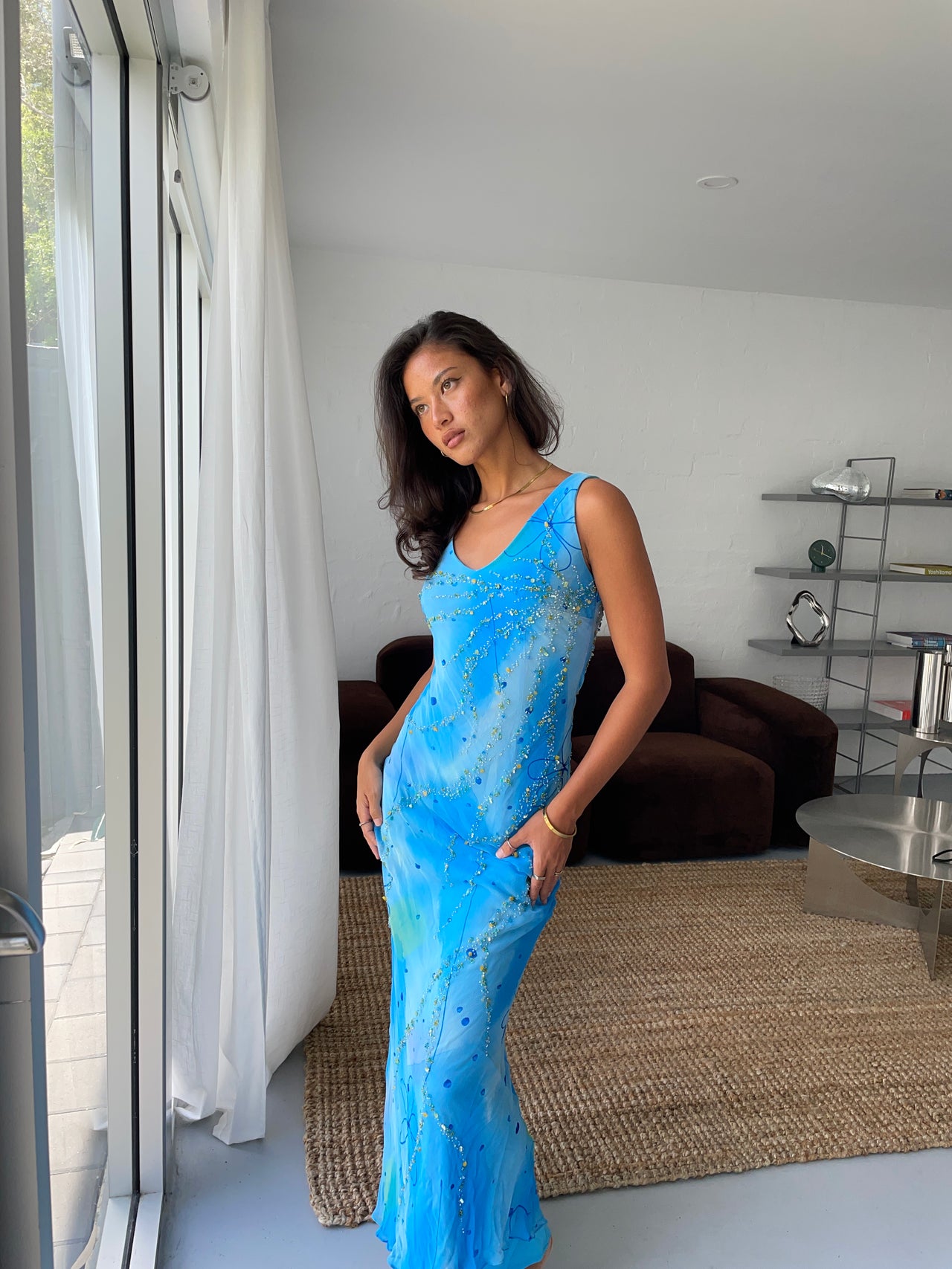 Vintage - Oceanic Elegance Dress - Rent Club