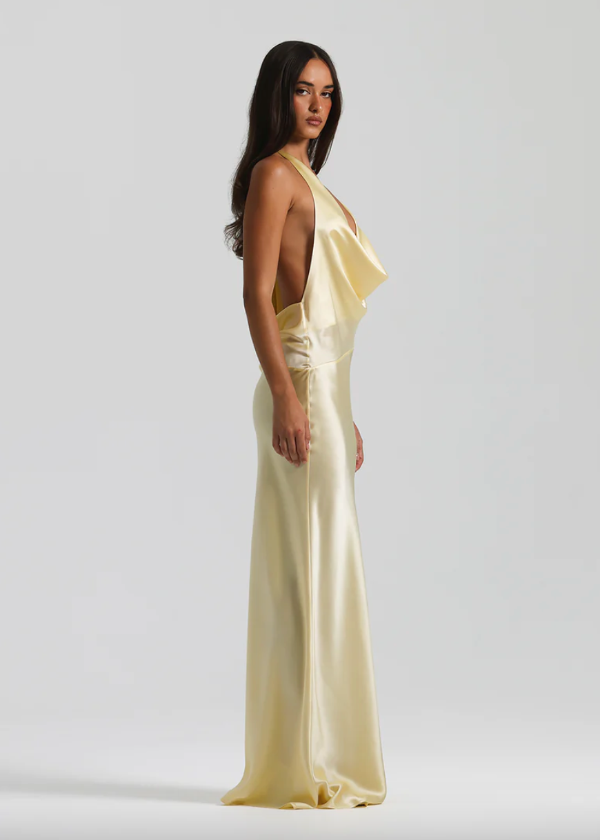 Natalie Rolt - Gabi Gown in Lemon - Rent Club