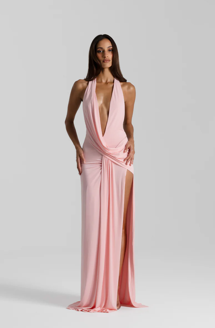 Natalie Rolt - Winona Gown in Pink - Rent Club