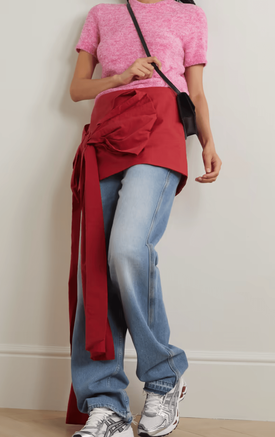 Acne Studios - Red Bow Mini Skirt - Rent Club