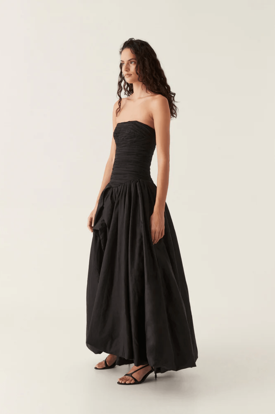 Aje - Violette Bubble Hem Maxi Dress - Rent Club