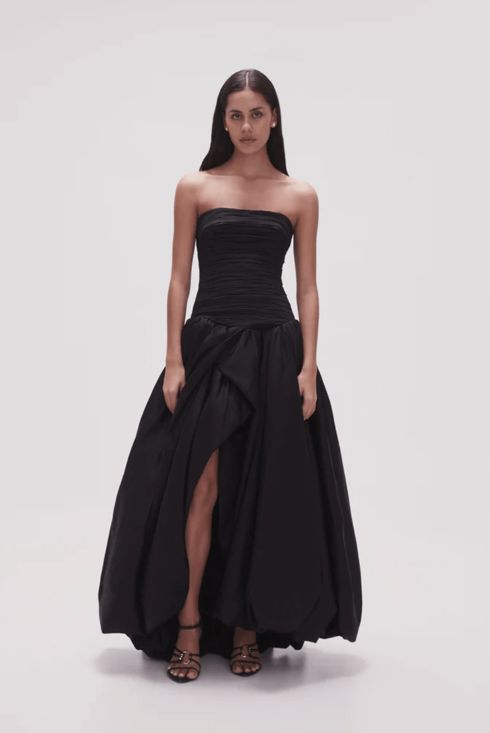 Aje - Violette Bubble Hem Maxi Dress - Rent Club