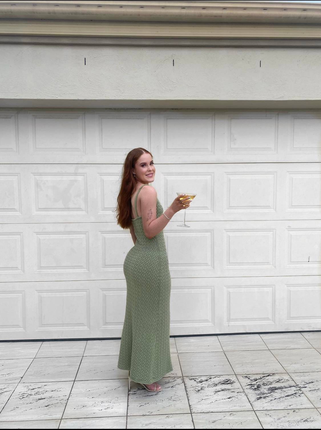Bec + Bridge - Effie Knit Key Maxi Dress in Sage Bec + Bridge - Effie Knit Key Maxi Dress in Sage