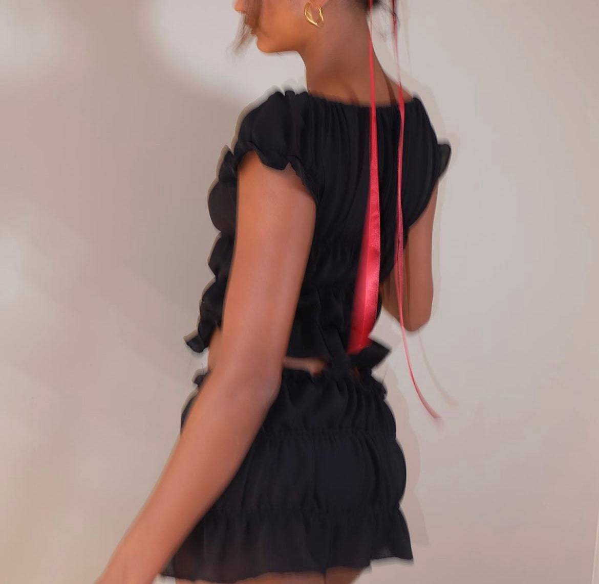 By Ellen With Love - Daphne Set in Black - Rent Club