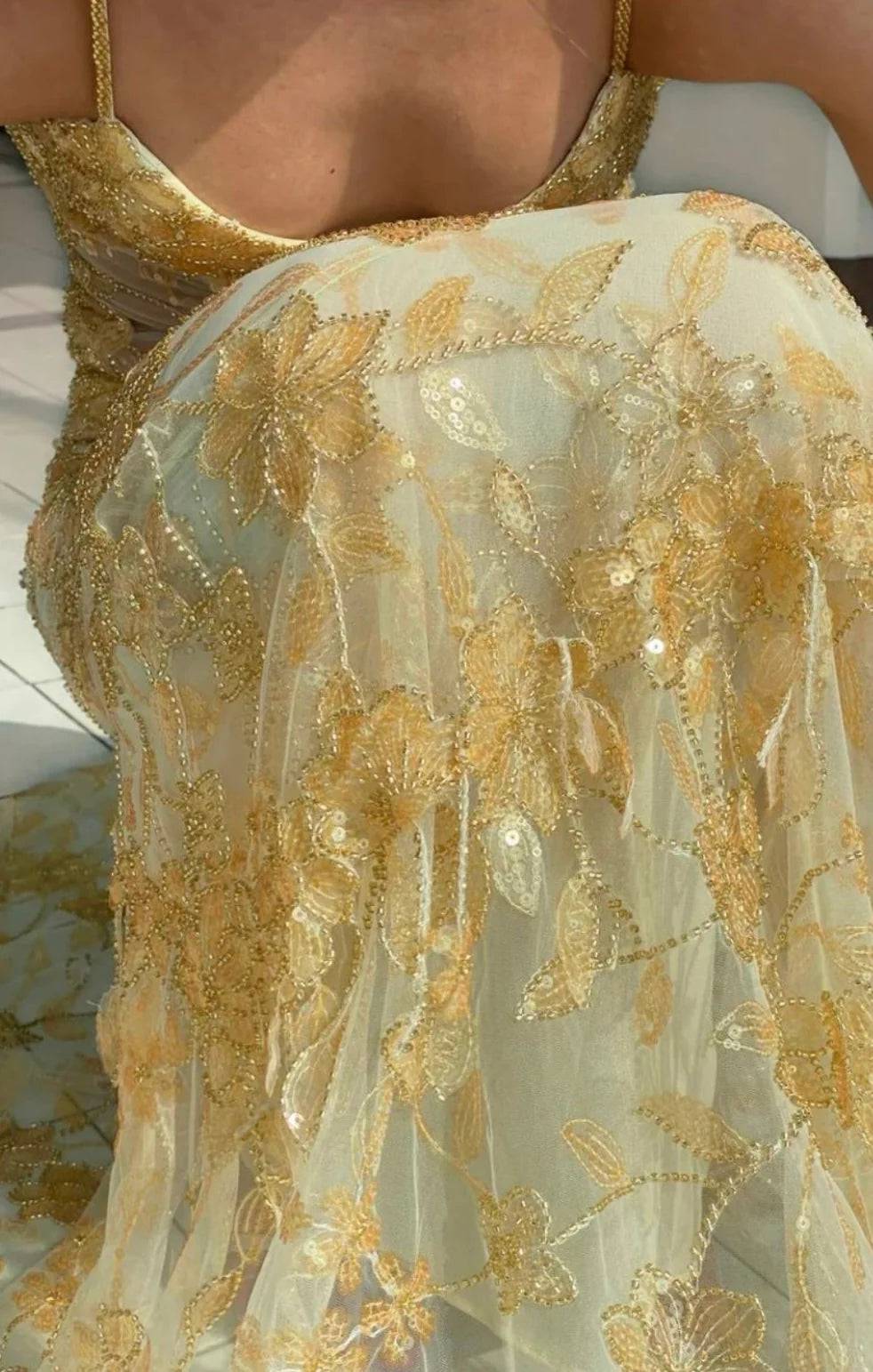 Cha Collective - Delilah Maxi in Gold - Rent Club