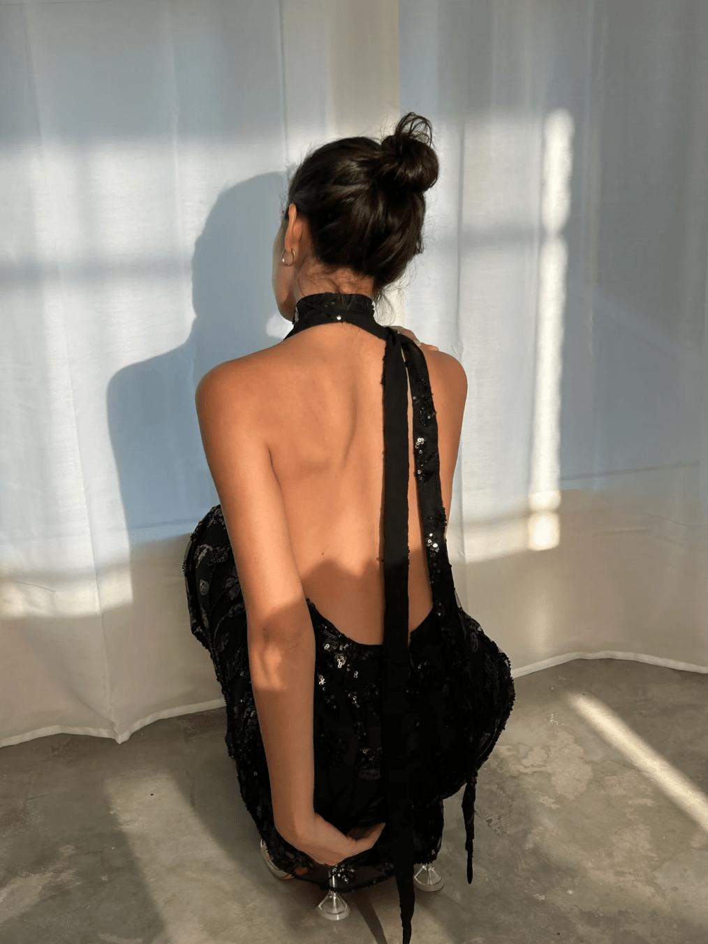 Cha Collective - Mila Maxi in Black - Rent Club