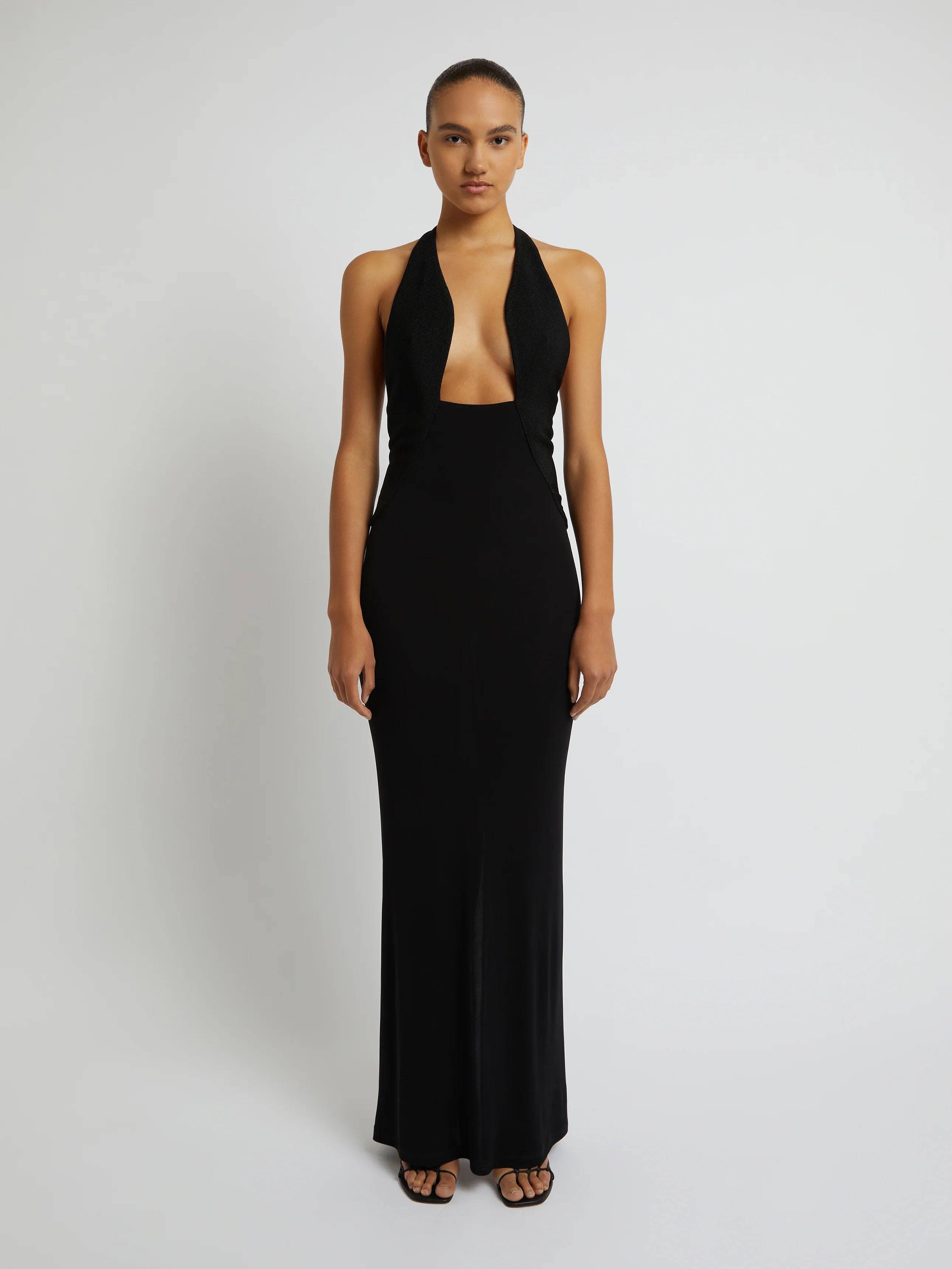 Christopher Esber - Tailored Sloped Halter Dress Christopher Esber - Tailored Sloped Halter Dress