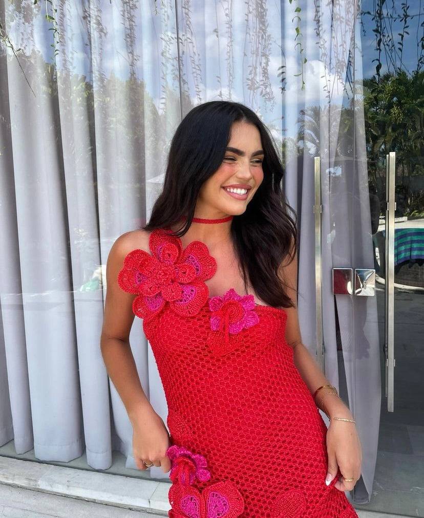 Cult Gaia - Kourtney Crochet Dress - Rent Club