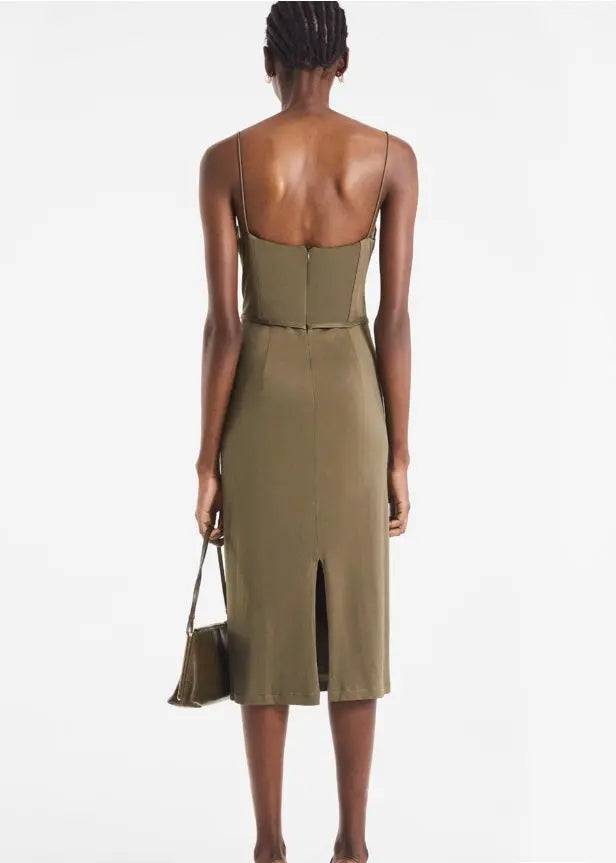 Dion Lee - Silk Jersey Corset Dress - Rent Club