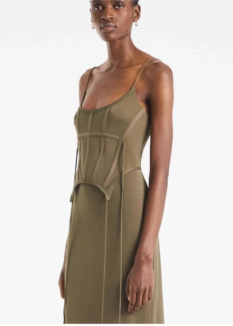 Dion Lee - Silk Jersey Corset Dress Dion Lee - Silk Jersey Corset Dress