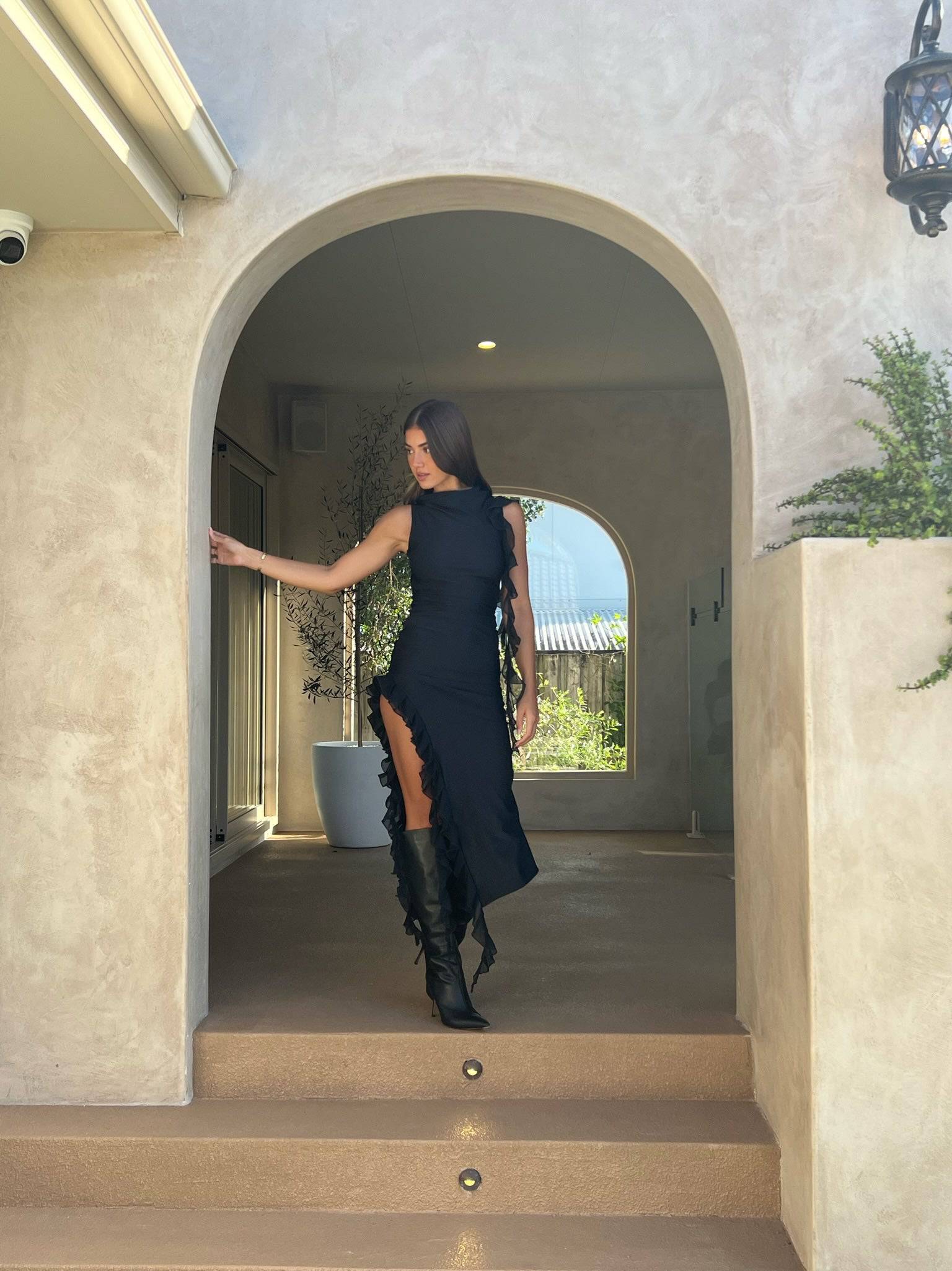 Fanci Club - The Assassin Long Dress - Rent Club