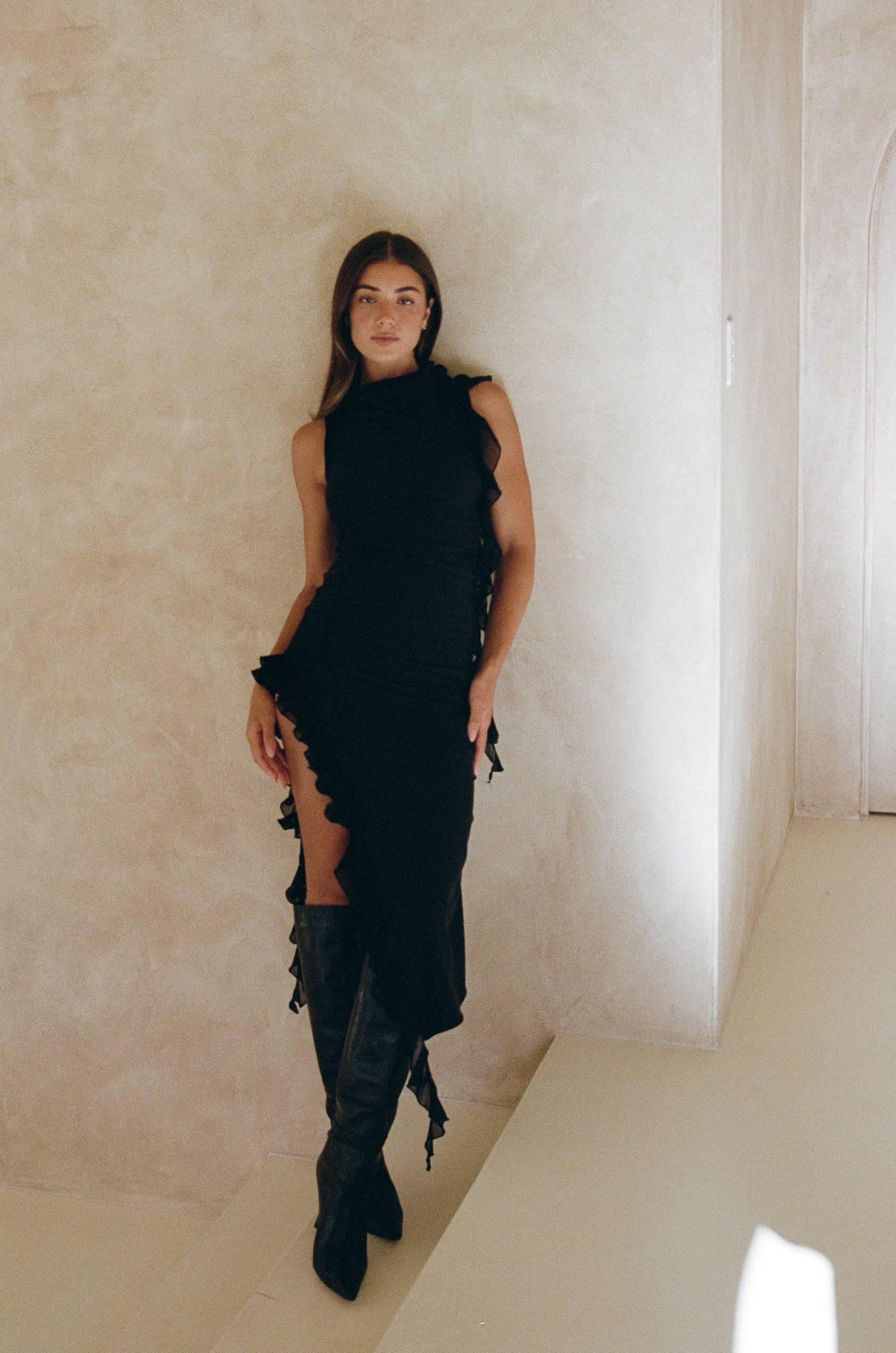 Fanci Club - The Assassin Long Dress - Rent Club