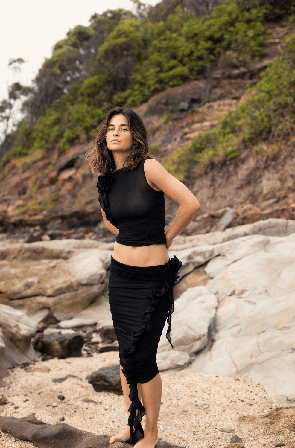 Fanci Club - The Colt Skirt in Black - Rent Club