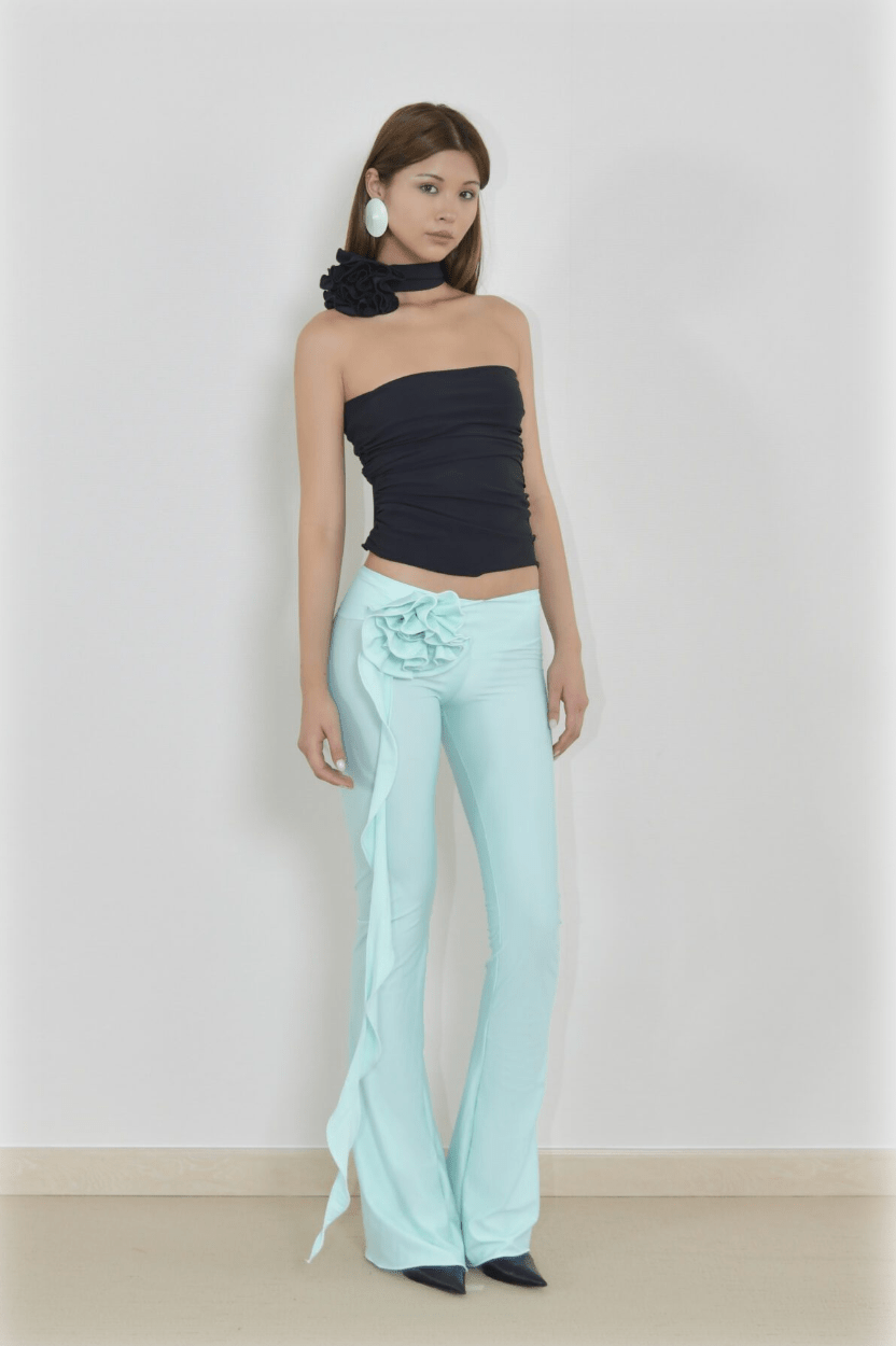 Fanci Club - The Rosé Tube Top in Black - Rent Club