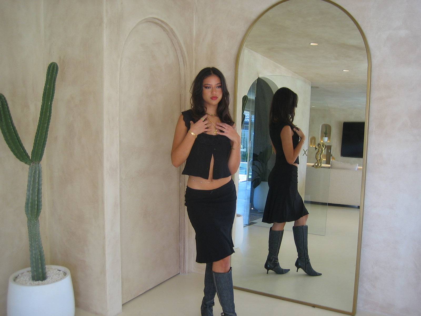 Guizio - Paloma Set in Black - Rent Club