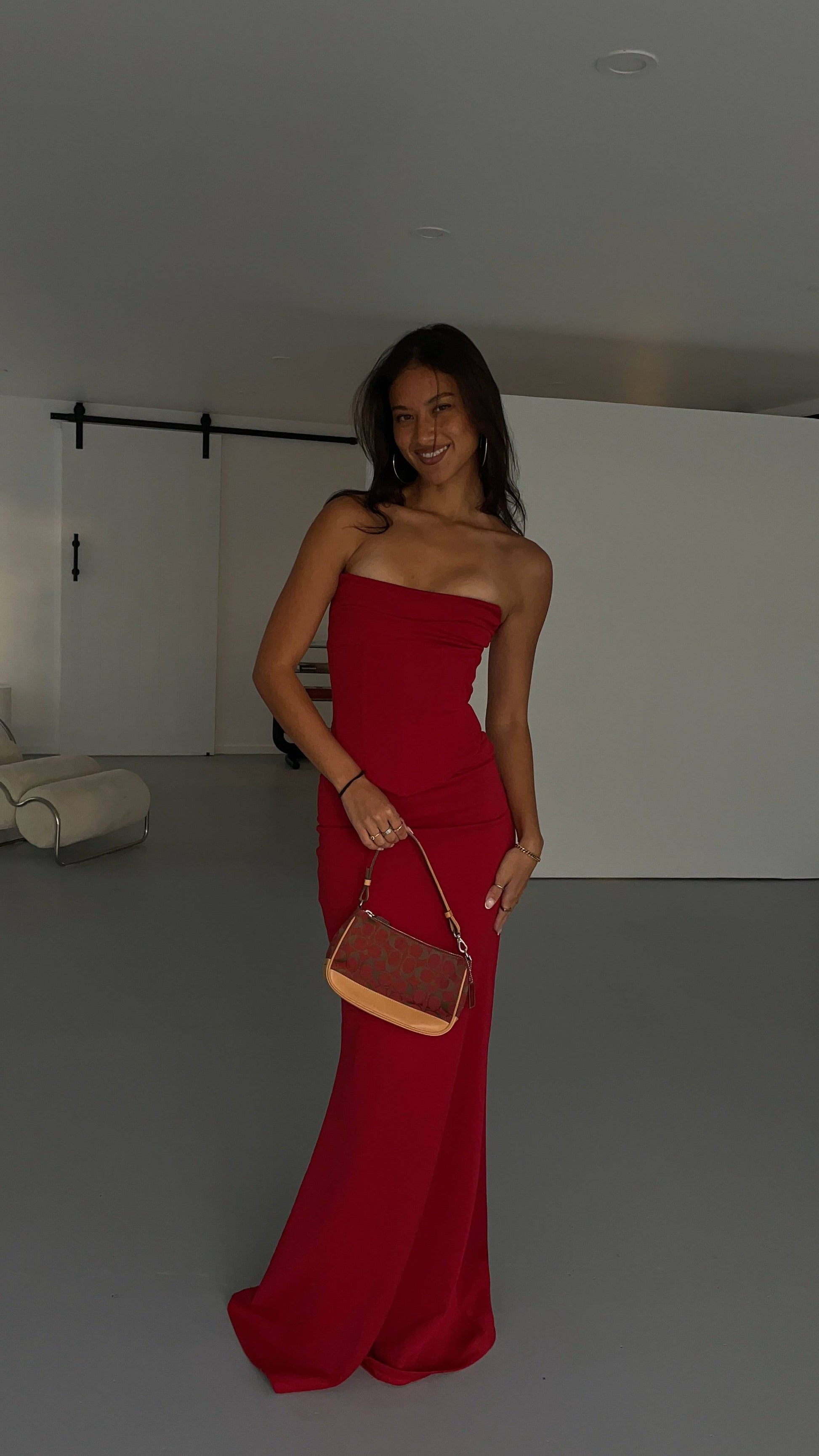HNTR The Label - Louie Gown in Wine - Rent Club