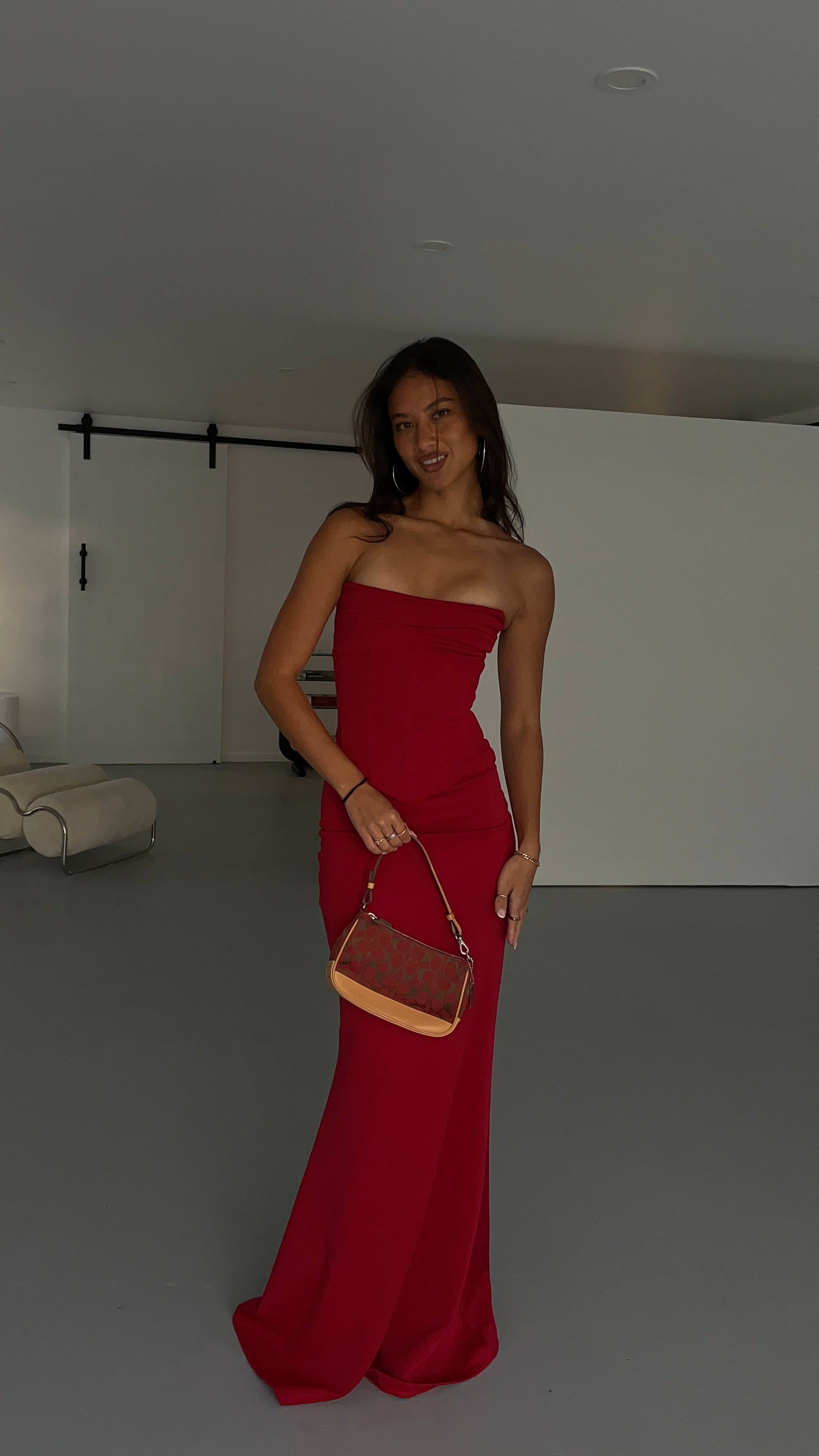 HNTR The Label - Louie Gown in Wine - Rent Club
