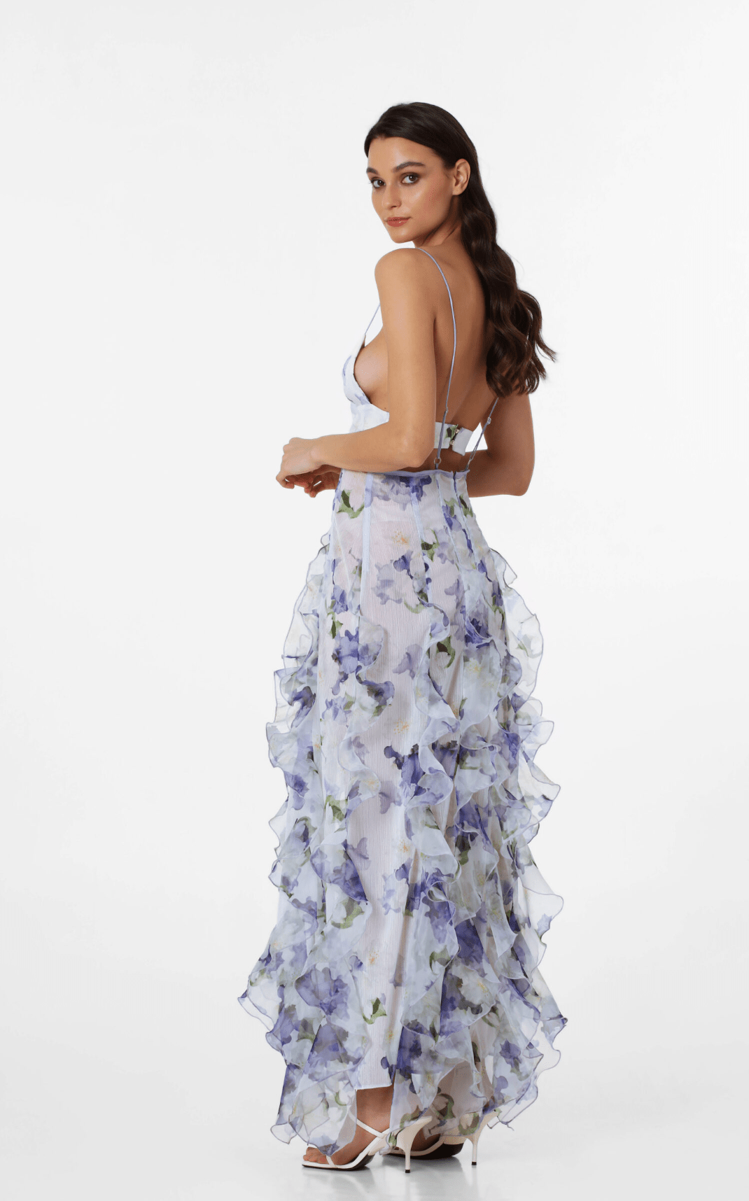 Menti - Iris Flower Maxi Dress - Rent Club