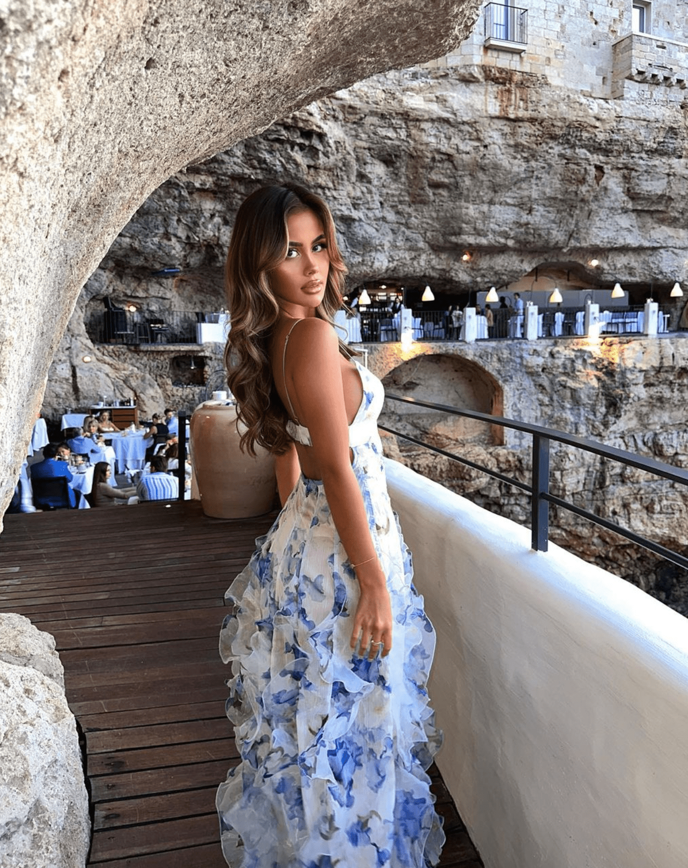 Menti - Iris Flower Maxi Dress Menti - Iris Flower Maxi Dress