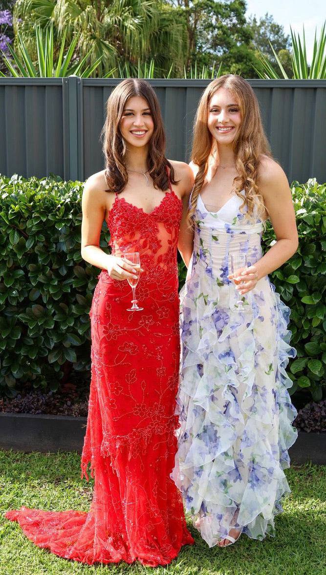 Menti - Iris Flower Maxi Dress - Rent Club