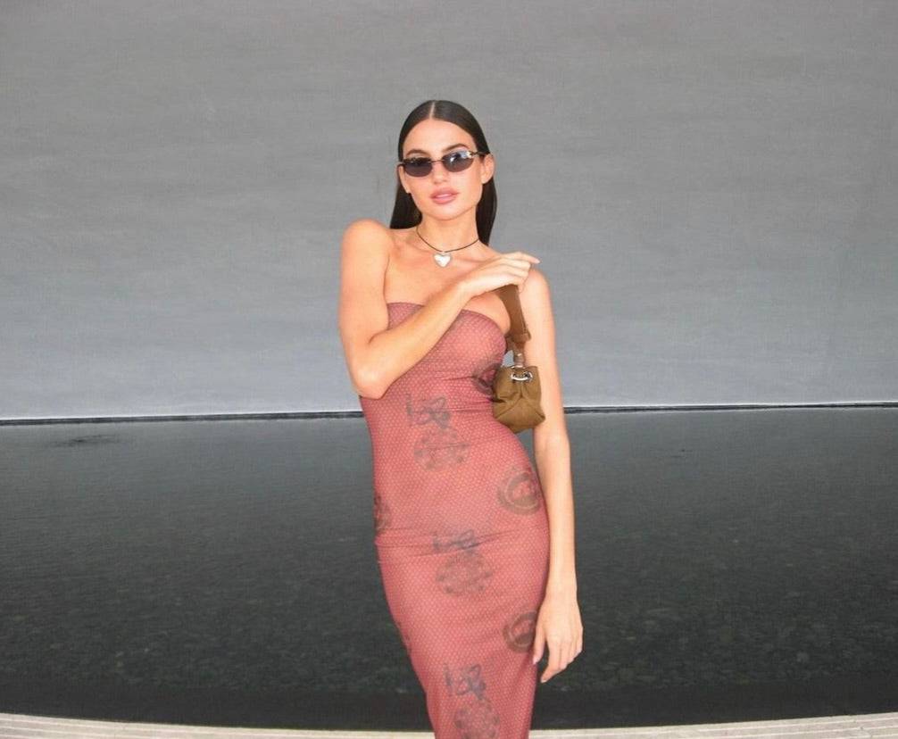 Miaou - Lila Dress in Atlas - Rent Club