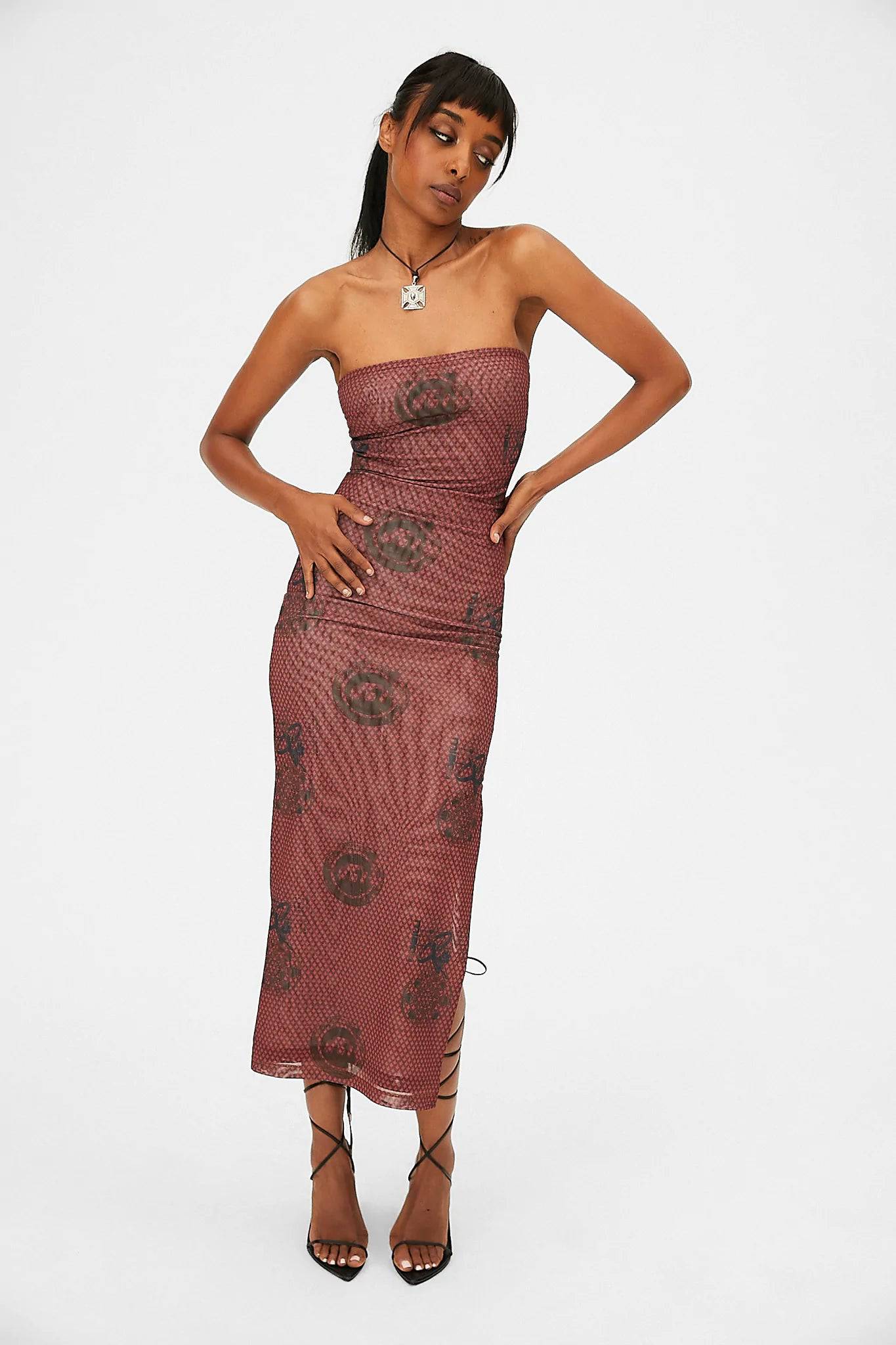 Miaou - Lila Dress in Atlas - Rent Club