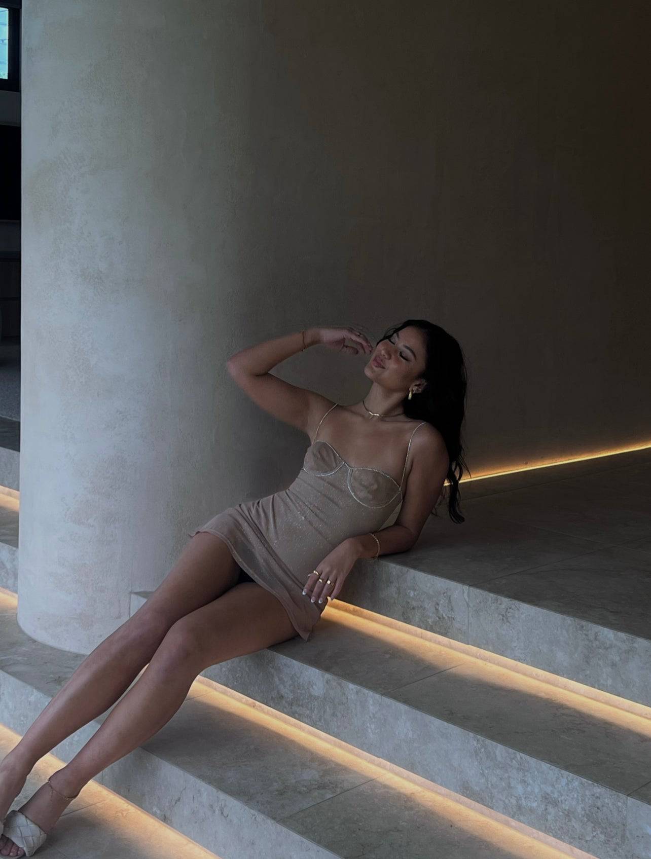 Mirror Palais - Fairy Dress in Diamond Sand - Rent Club