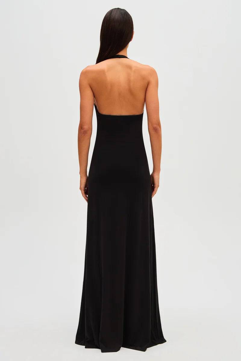 Misha - Jennifer Cupro Maxi Dress - Rent Club