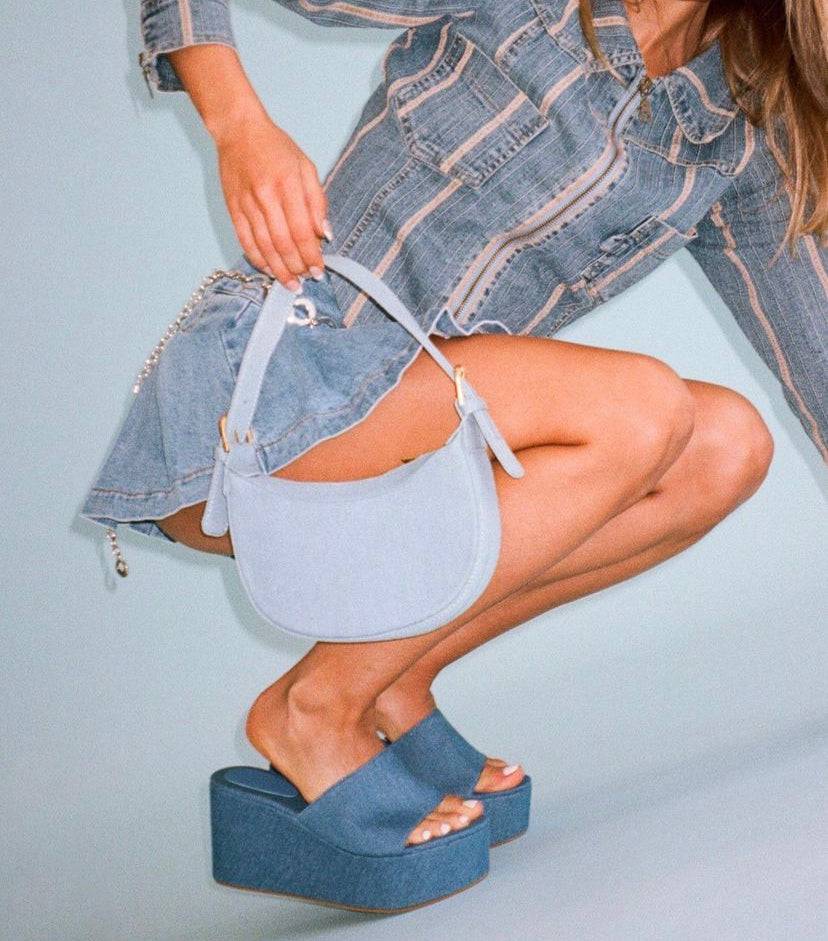 Mr Winston Co - Re-worked Denim Top - Rent Club