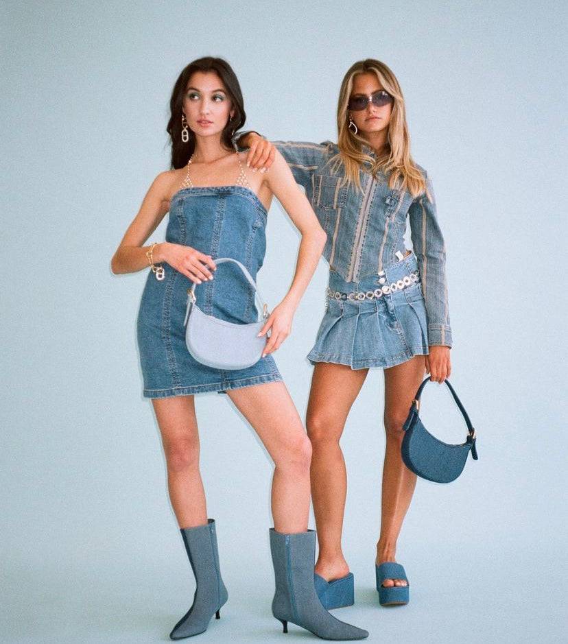 Mr Winston Co - Re-worked Denim Top - Rent Club