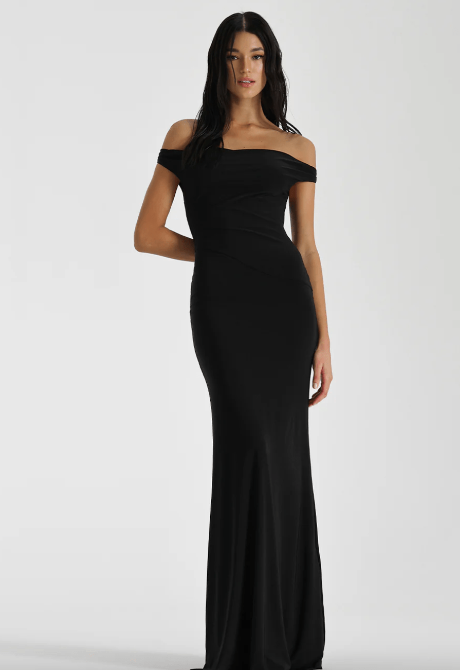 Natalie Rolt - Bettina Gown in Black - Rent Club