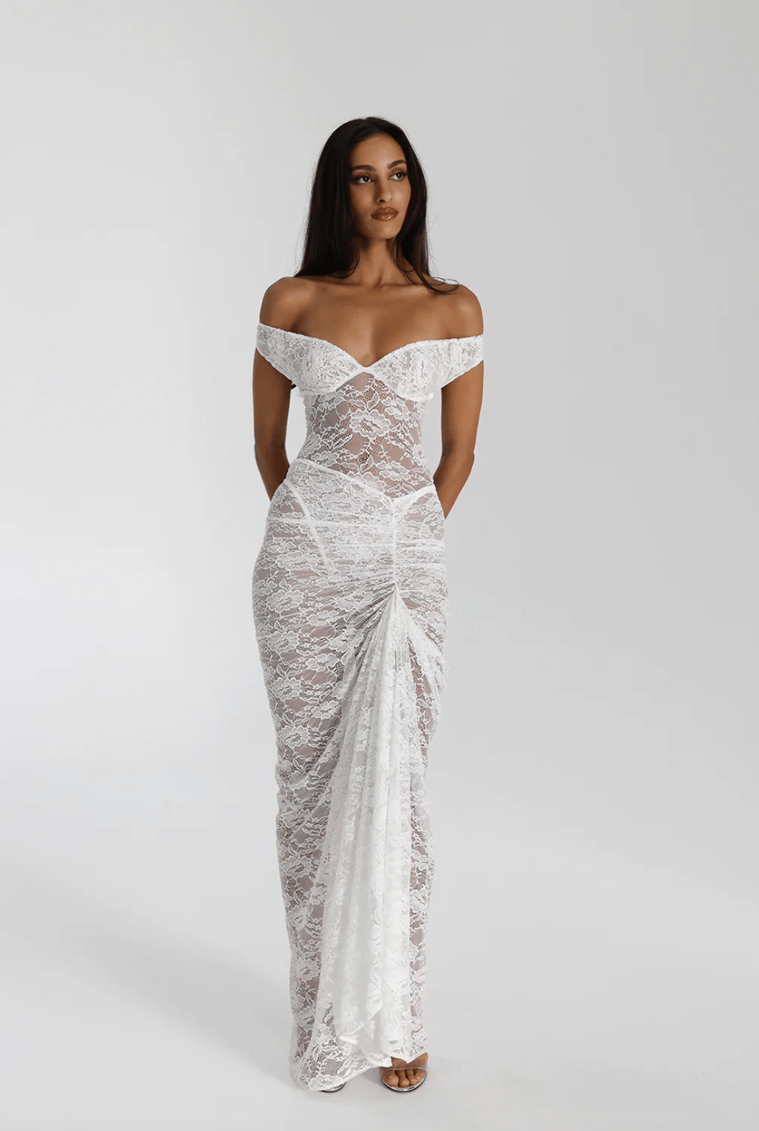 Natalie Rolt - Aubrey Dress in White - Rent Club