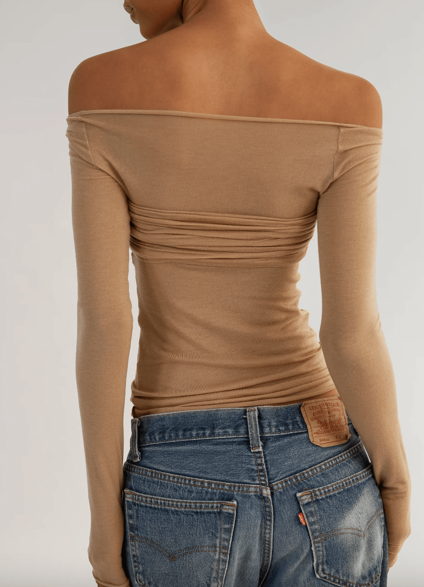 Orseund Iris - La Sirena Top in Camel - Rent Club