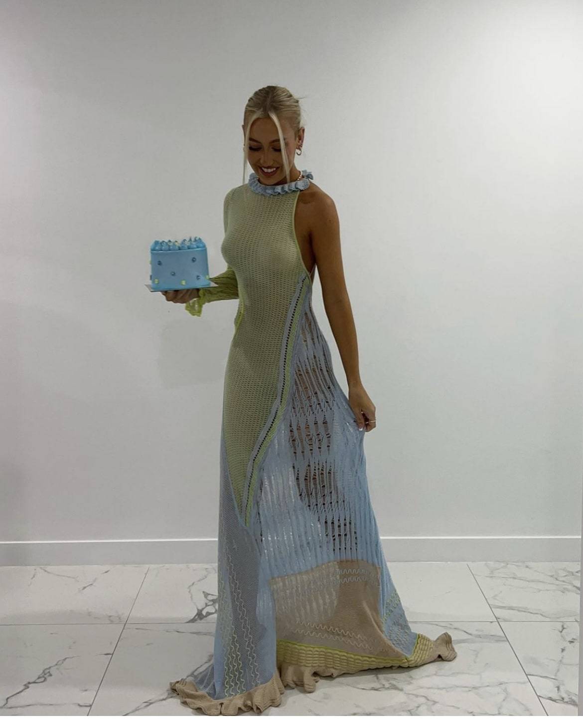 Roberta Einer - Bianca Maxi Dress in Blue Roberta Einer - Bianca Maxi Dress in Blue