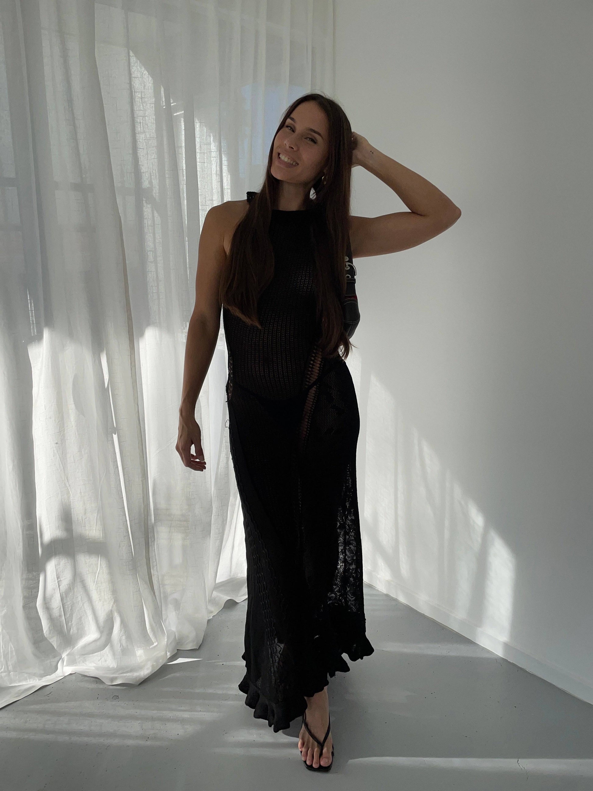 Roberta Einer - Lily Dress in Black - Rent Club