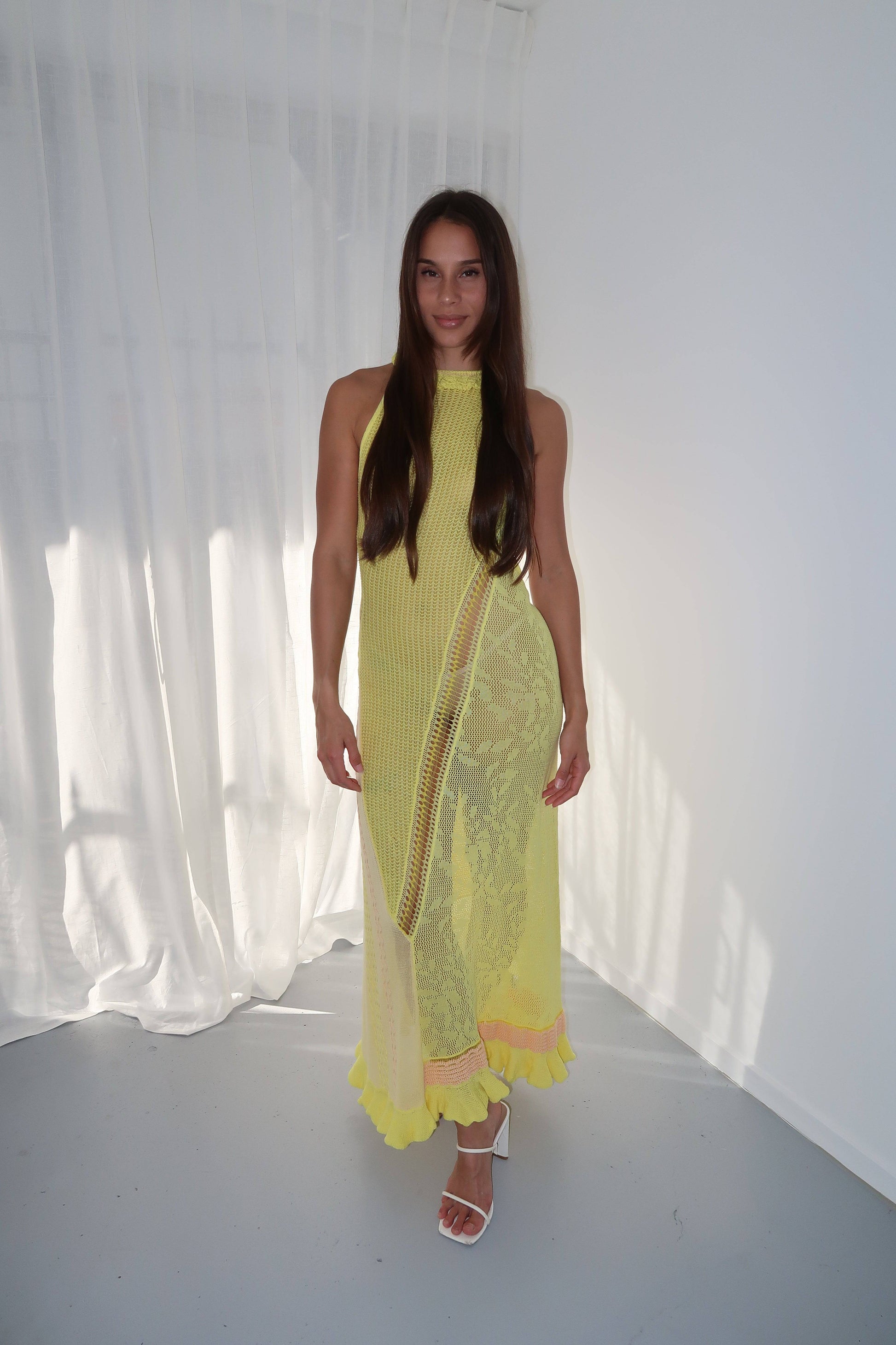 Roberta Einer - Lily Dress in Sun (with slip) - Rent Club