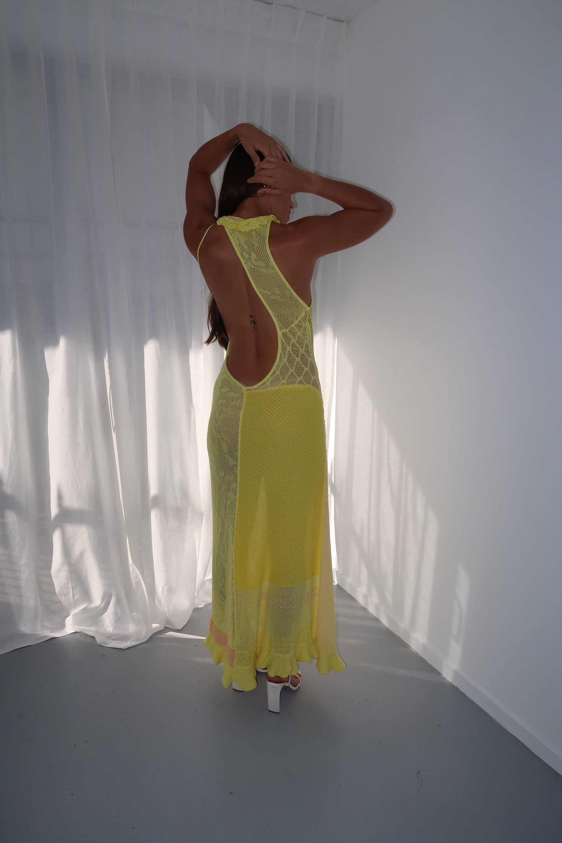 Roberta Einer - Lily Dress in Sun (with slip) - Rent Club
