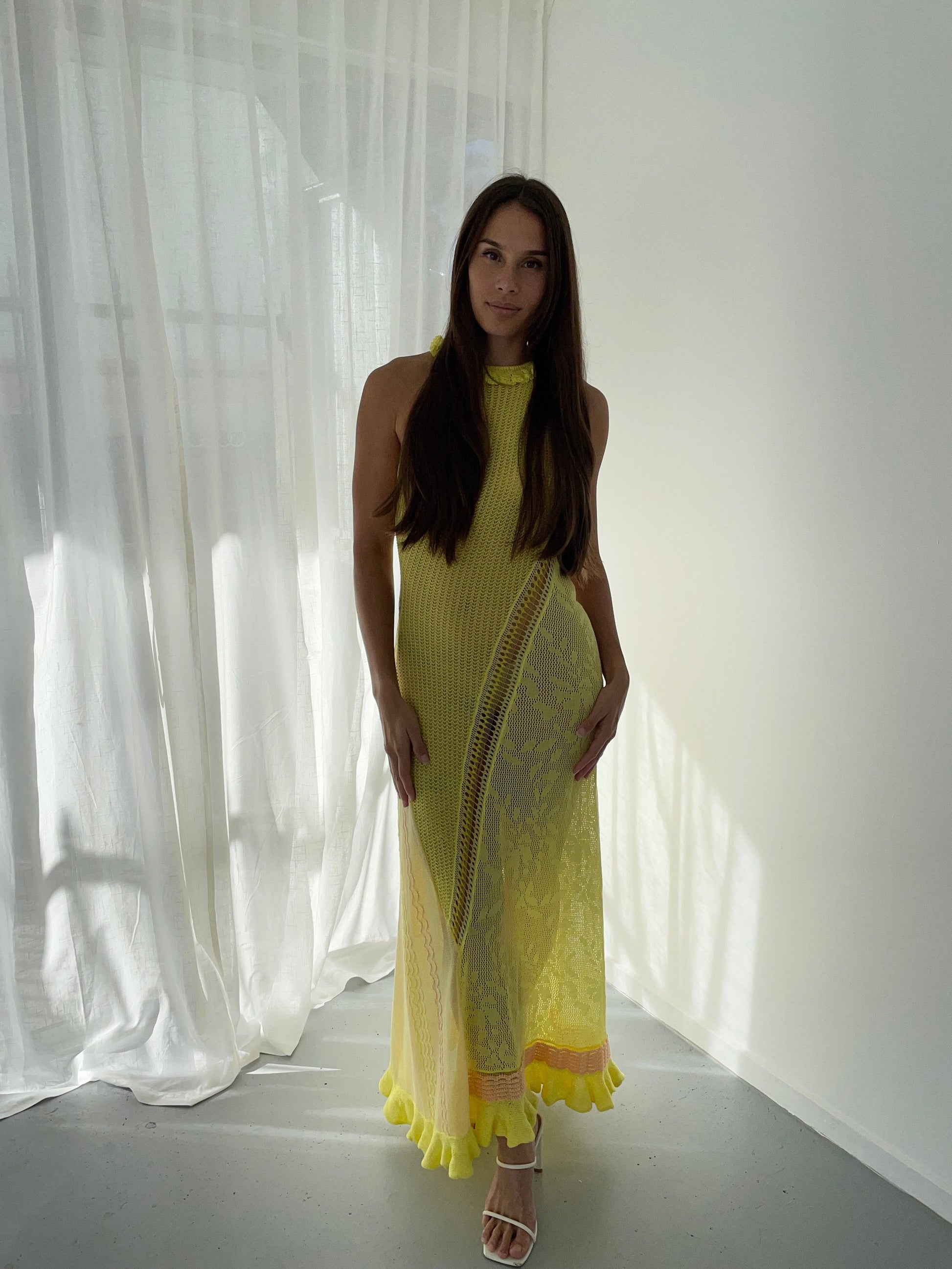 Roberta Einer - Lily Dress in Sun (with slip) - Rent Club