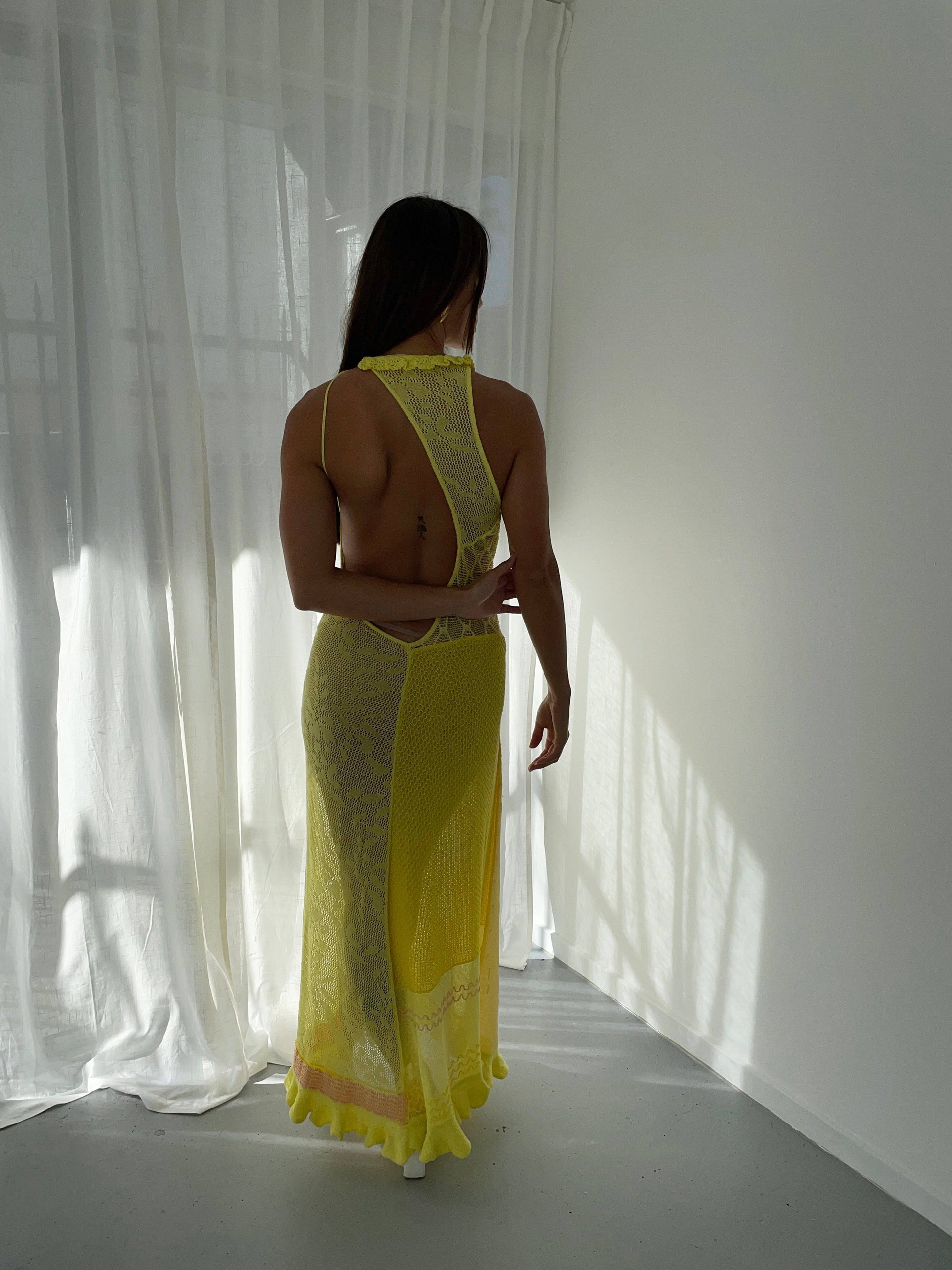 Roberta Einer - Lily Dress in Sun (with slip) - Rent Club